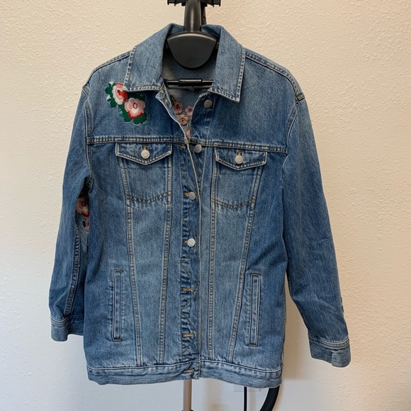 Madewell oversized floral emboridered deni… - Picture 3 of 8